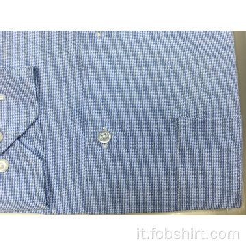 Camicia da lavoro tinta in filo